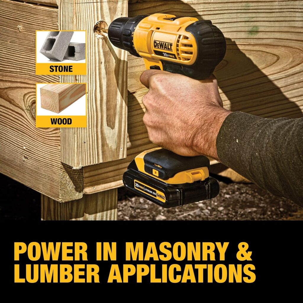 DEWALT 20V Max Cordless Drill Driver Kit