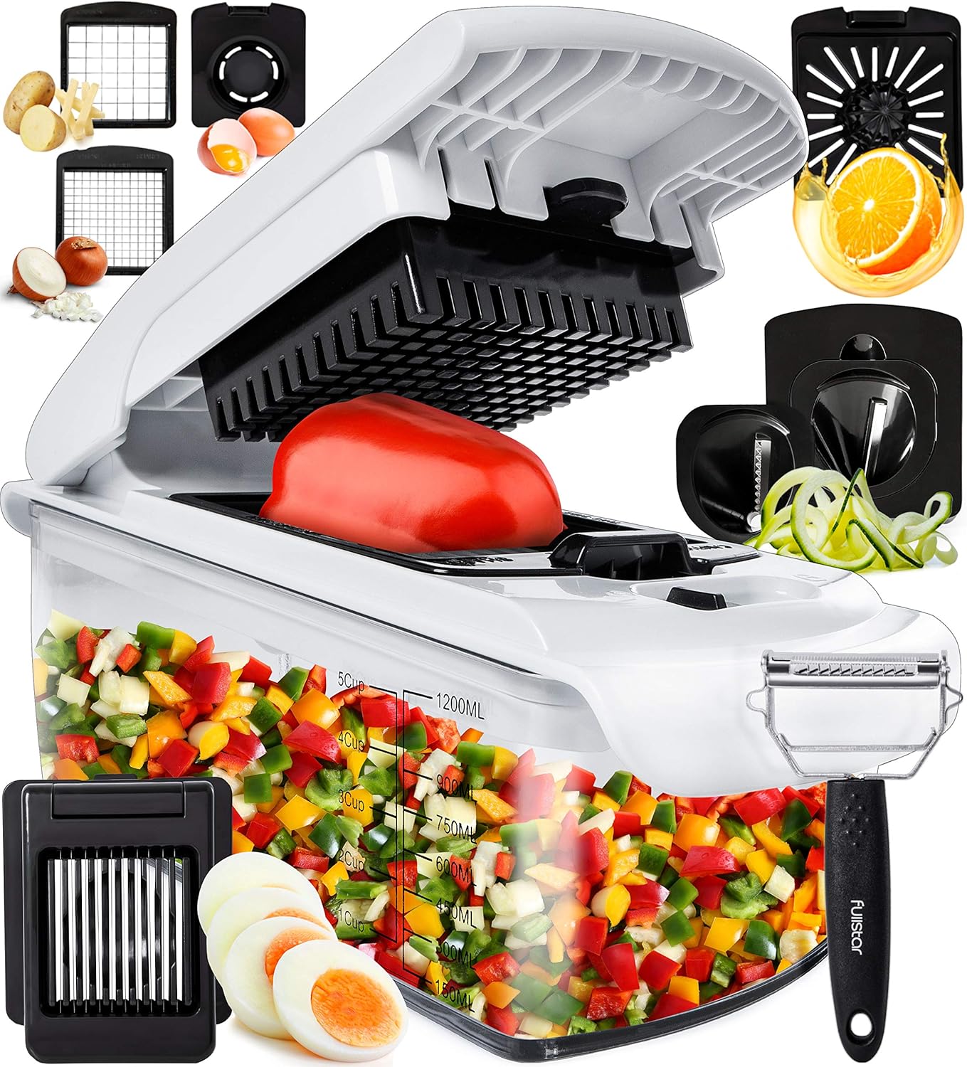 Fullstar 9-in-1 Vegetable Chopper & Slicer